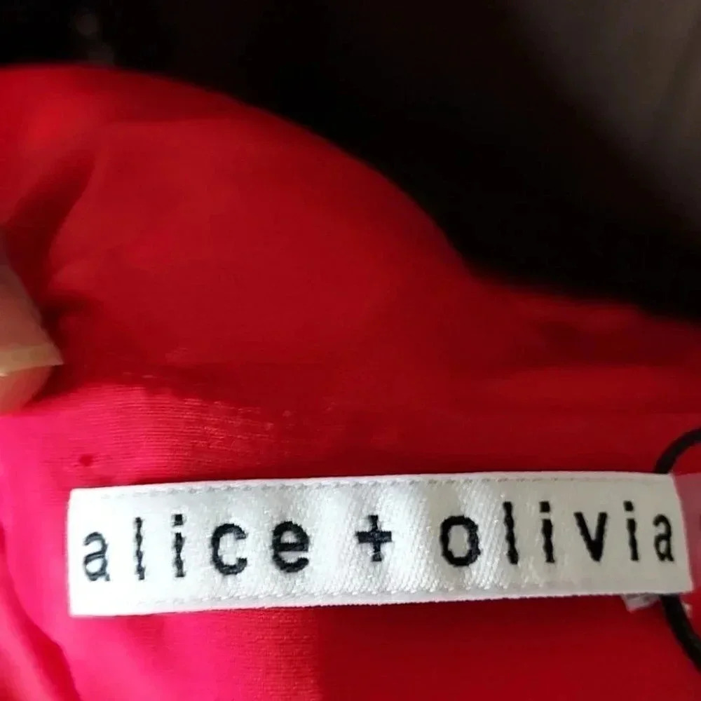 Alice + Olivia Lita Cowl Back Shift Dress Small - Picture 7 of 11